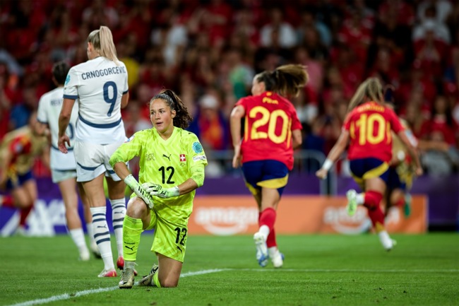 UEFA Womens EURO 2025 Quarter-Final - Spain v Switzerland - Stadion Wankdorf