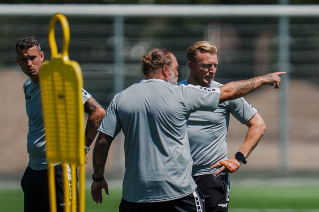 First training and press conference Dirk Kuyt