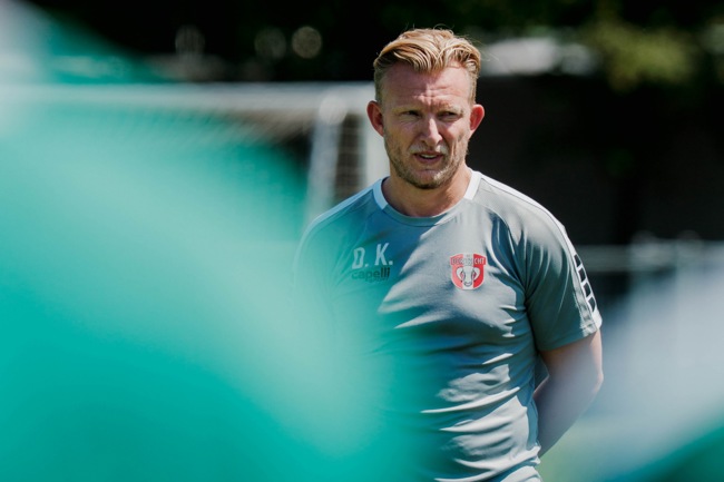 First training and press conference Dirk Kuyt